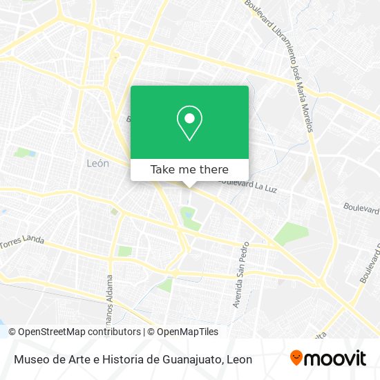 Mapa de Museo de Arte e Historia de Guanajuato