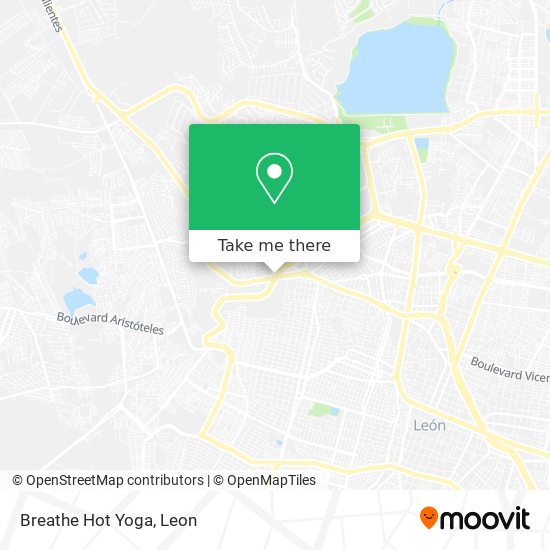 Breathe Hot Yoga map