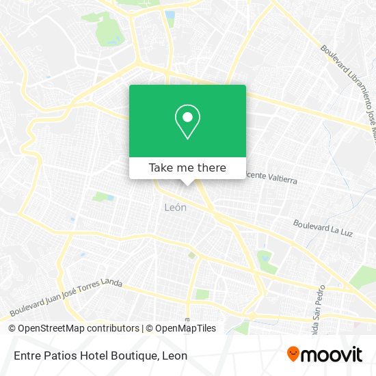 Mapa de Entre Patios Hotel Boutique