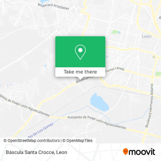 Mapa de Báscula Santa Crocce