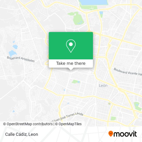 Mapa de Calle Cádiz