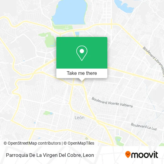 Mapa de Parroquia De La Virgen Del Cobre