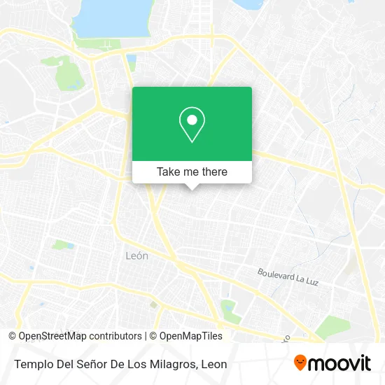 Templo Del Señor De Los Milagros map