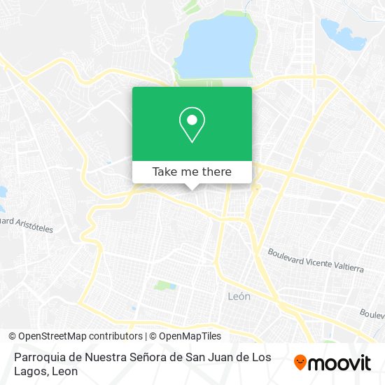 Mapa de Parroquia de Nuestra Señora de San Juan de Los Lagos