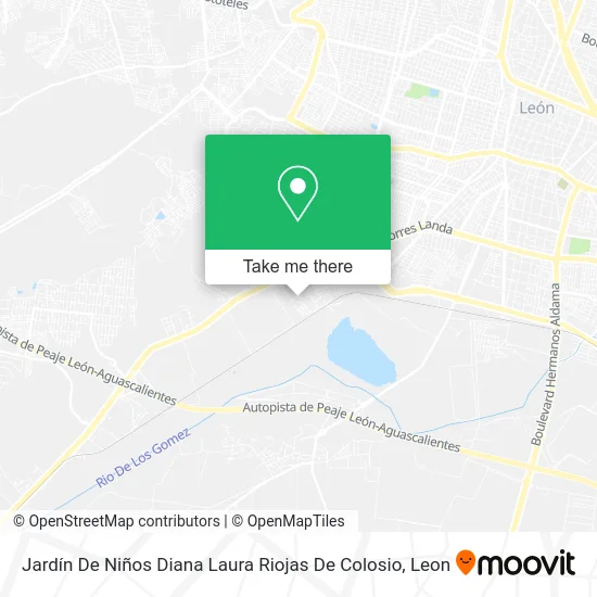Jardín De Niños Diana Laura Riojas De Colosio map