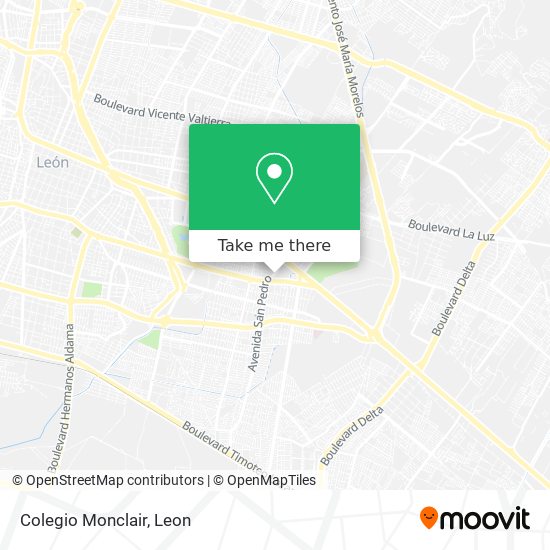 Colegio Monclair map