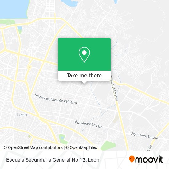 Escuela Secundaria General No.12 map