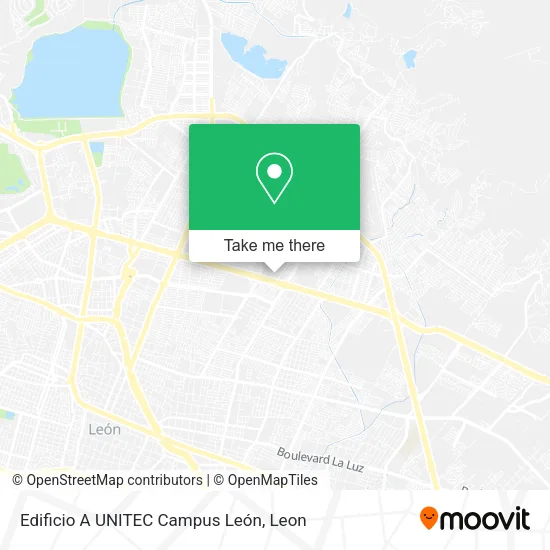 Mapa de Edificio A UNITEC Campus León