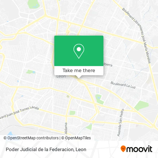 Poder Judicial de la Federacion map
