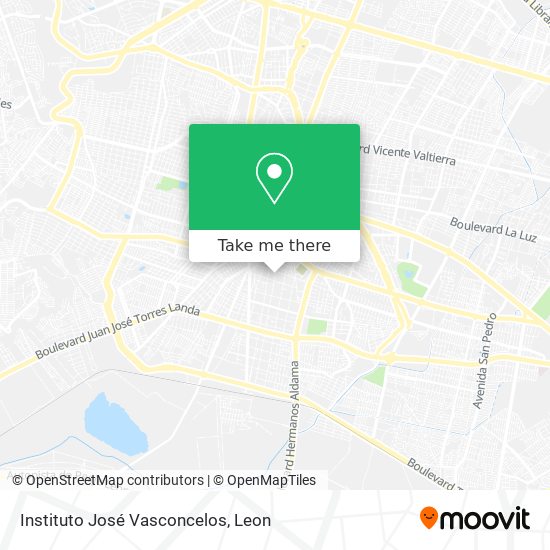 Instituto José Vasconcelos map