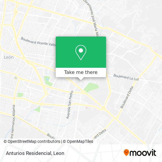 Anturios Residencial map