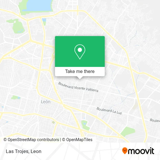 Las Trojes map
