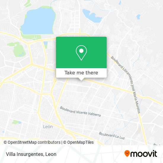 Villa Insurgentes map