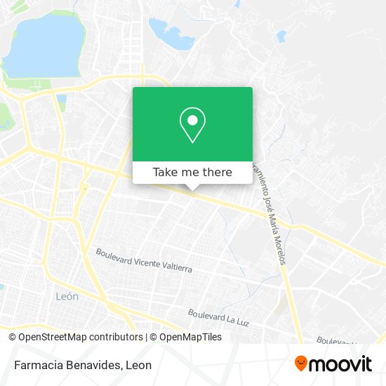 Mapa de Farmacia Benavides