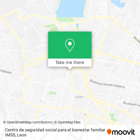 Centro de seguridad social para el bienestar familiar IMSS map