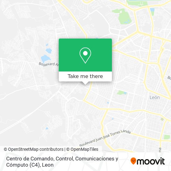 Mapa de Centro de Comando, Control, Comunicaciones y Cómputo (C4)