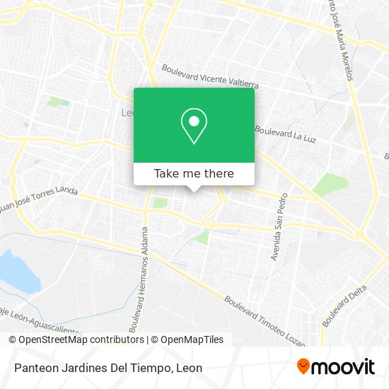 Panteon Jardines Del Tiempo map
