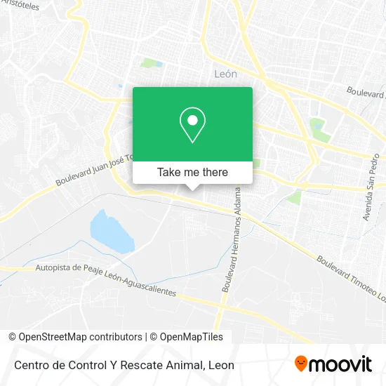 Centro de Control Y Rescate Animal map