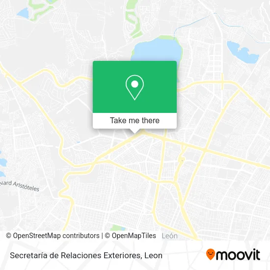 Secretaría de Relaciones Exteriores map