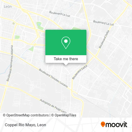 Coppel Rio Mayo map