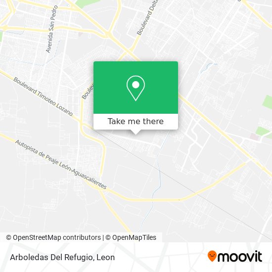 Mapa de Arboledas Del Refugio