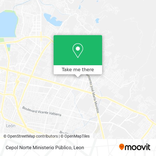 Mapa de Cepol Norte Ministerio Público