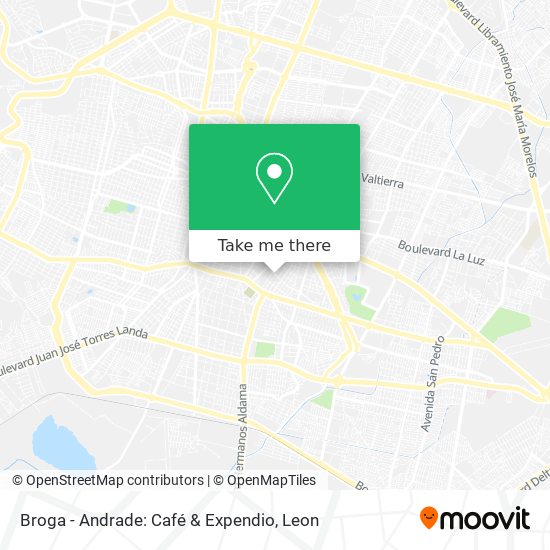 Broga - Andrade: Café & Expendio map