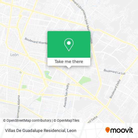 Villas De Guadalupe Residencial map