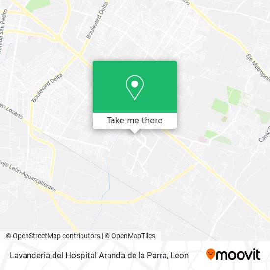 Mapa de Lavanderia del Hospital Aranda de la Parra