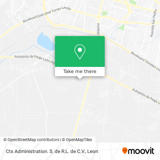 Mapa de Cts Administration. S. de R.L. de C.V.