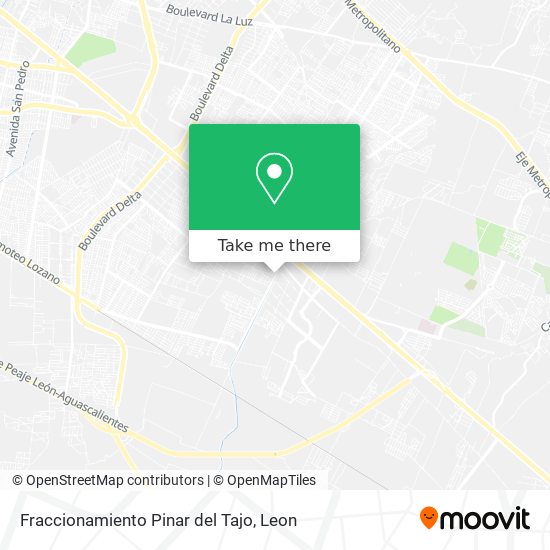 Fraccionamiento Pinar del Tajo map