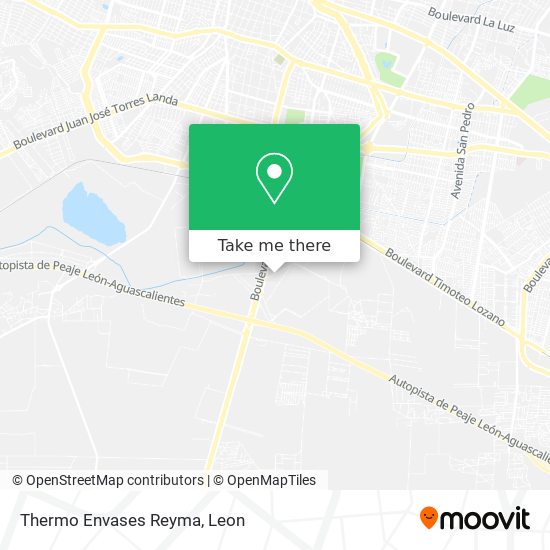Mapa de Thermo Envases Reyma