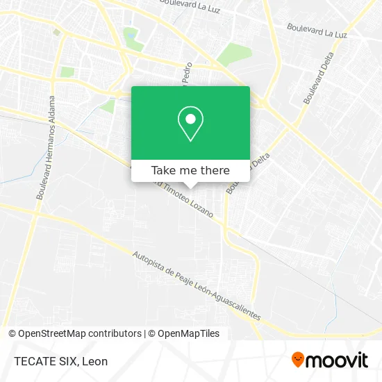 TECATE SIX map