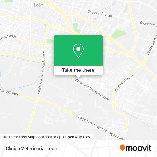 Mapa de Clínica Veterinaria
