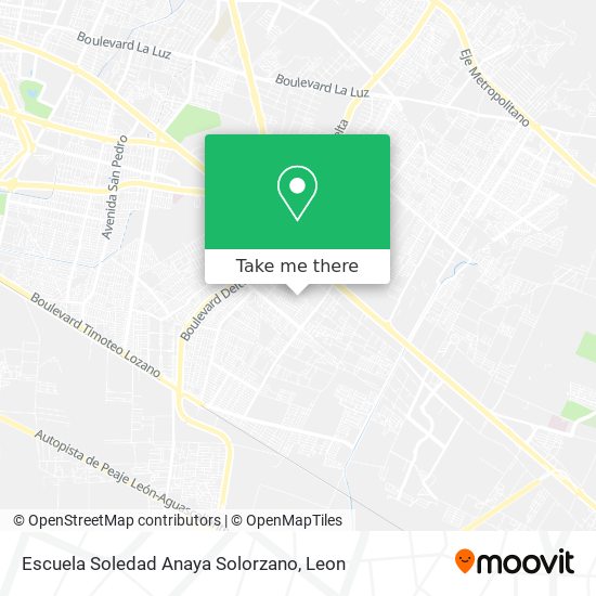 Mapa de Escuela Soledad Anaya Solorzano