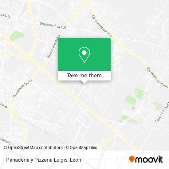 Mapa de Panaderia y Pizzeria Luigis