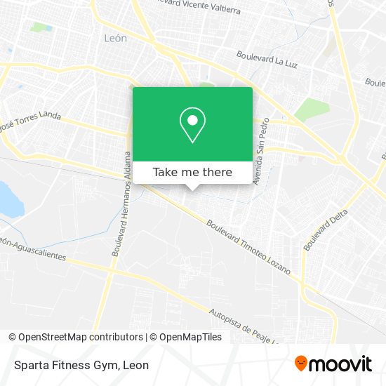 Sparta Fitness Gym map