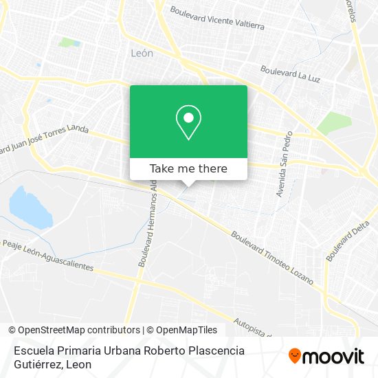 Mapa de Escuela Primaria Urbana Roberto Plascencia Gutiérrez