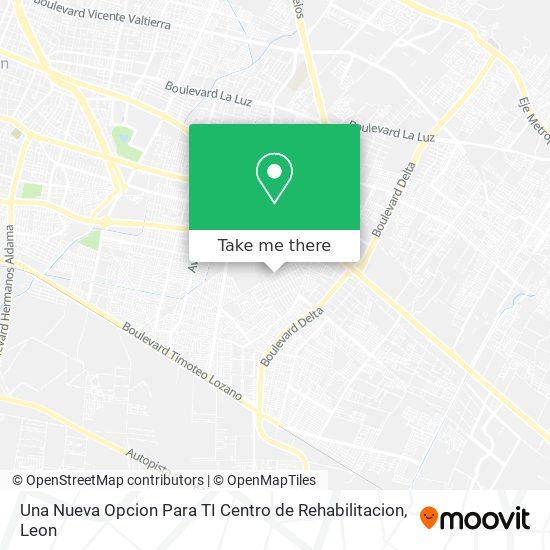 Una Nueva Opcion Para TI Centro de Rehabilitacion map