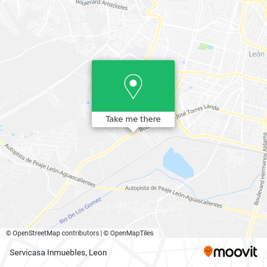 Mapa de Servicasa Inmuebles