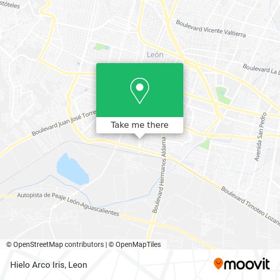 Mapa de Hielo Arco Iris