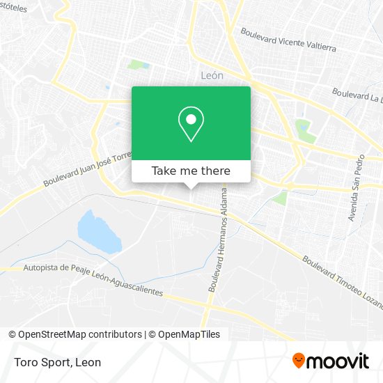 Toro Sport map