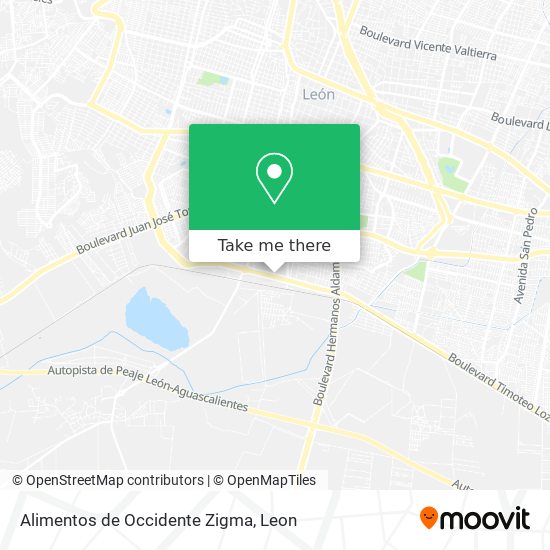Alimentos de Occidente Zigma map