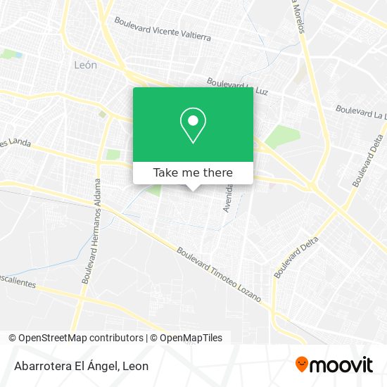 Mapa de Abarrotera El Ángel
