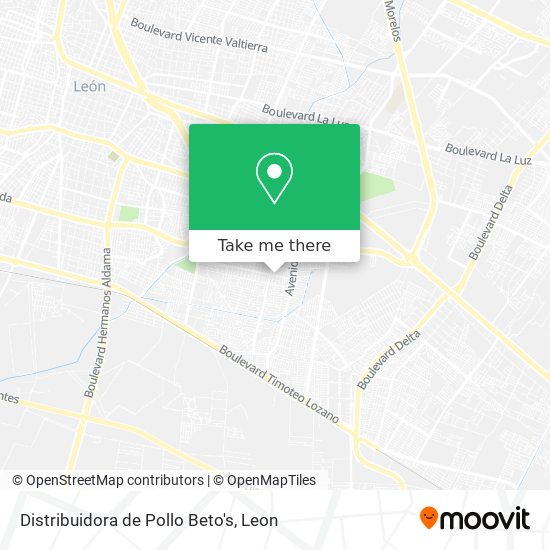 Distribuidora de Pollo Beto's map