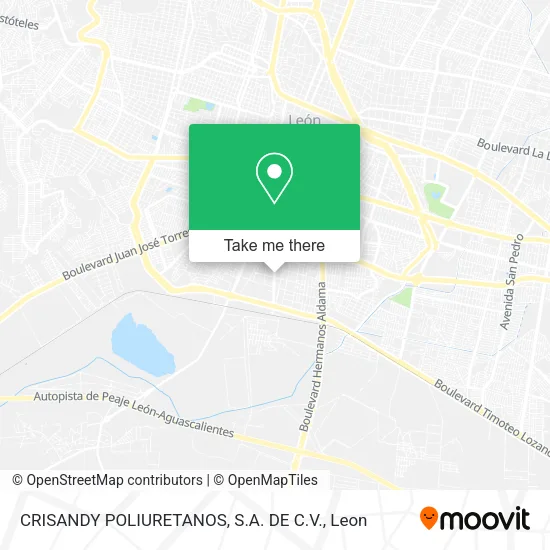 Mapa de CRISANDY POLIURETANOS, S.A. DE C.V.