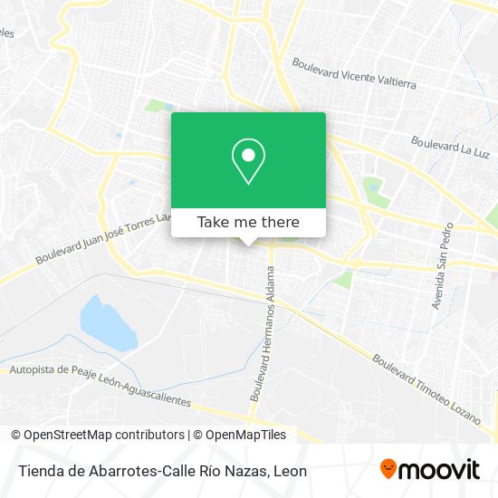 Tienda de Abarrotes-Calle Río Nazas map
