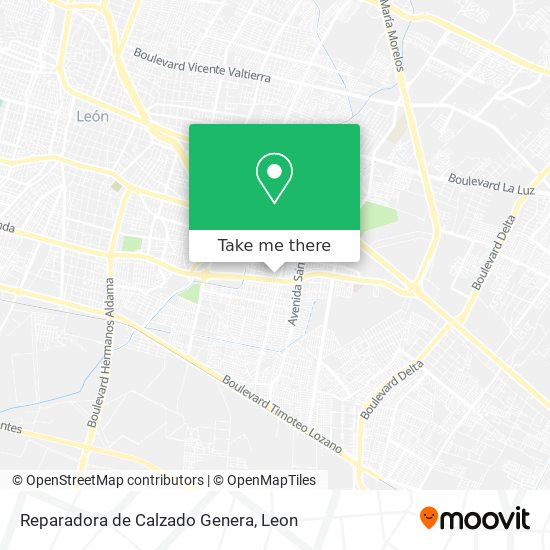 Reparadora de Calzado Genera map
