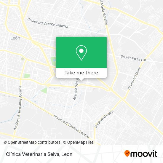 Clínica Veterinaria Selva map