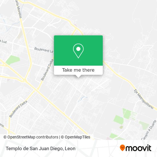 Templo de San Juan Diego map